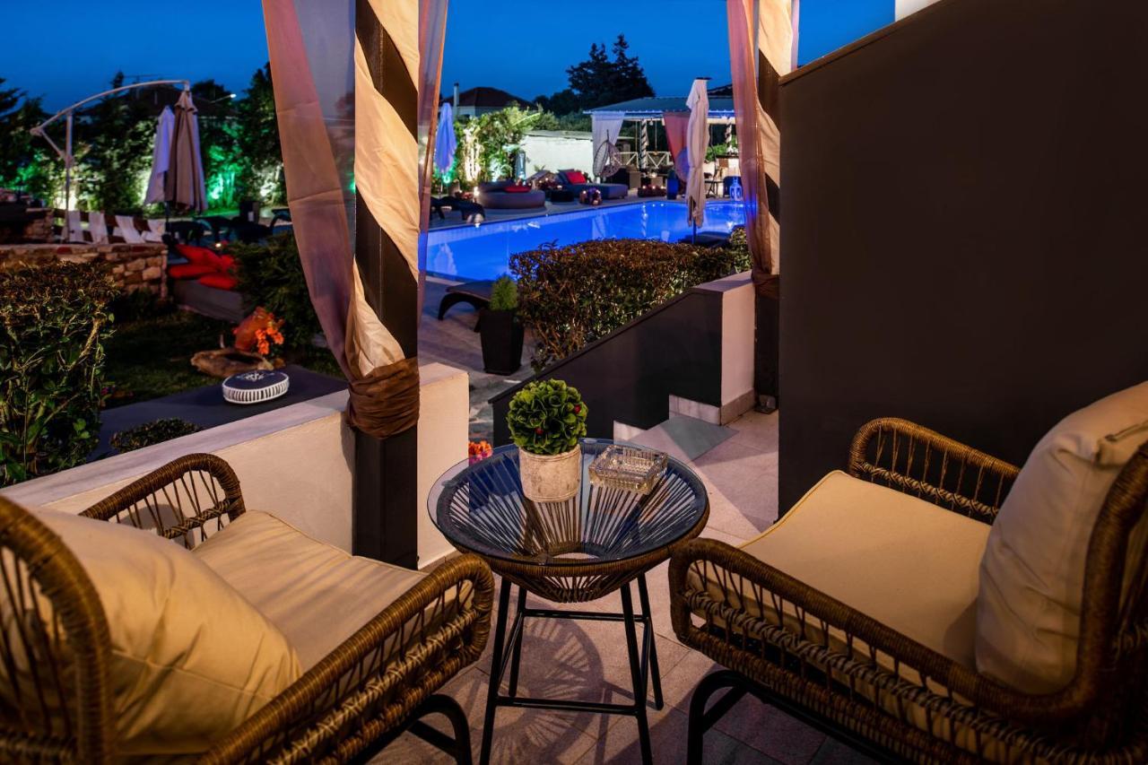 Villa Corali Apartments Sea Breath & Pool أمودي المظهر الخارجي الصورة