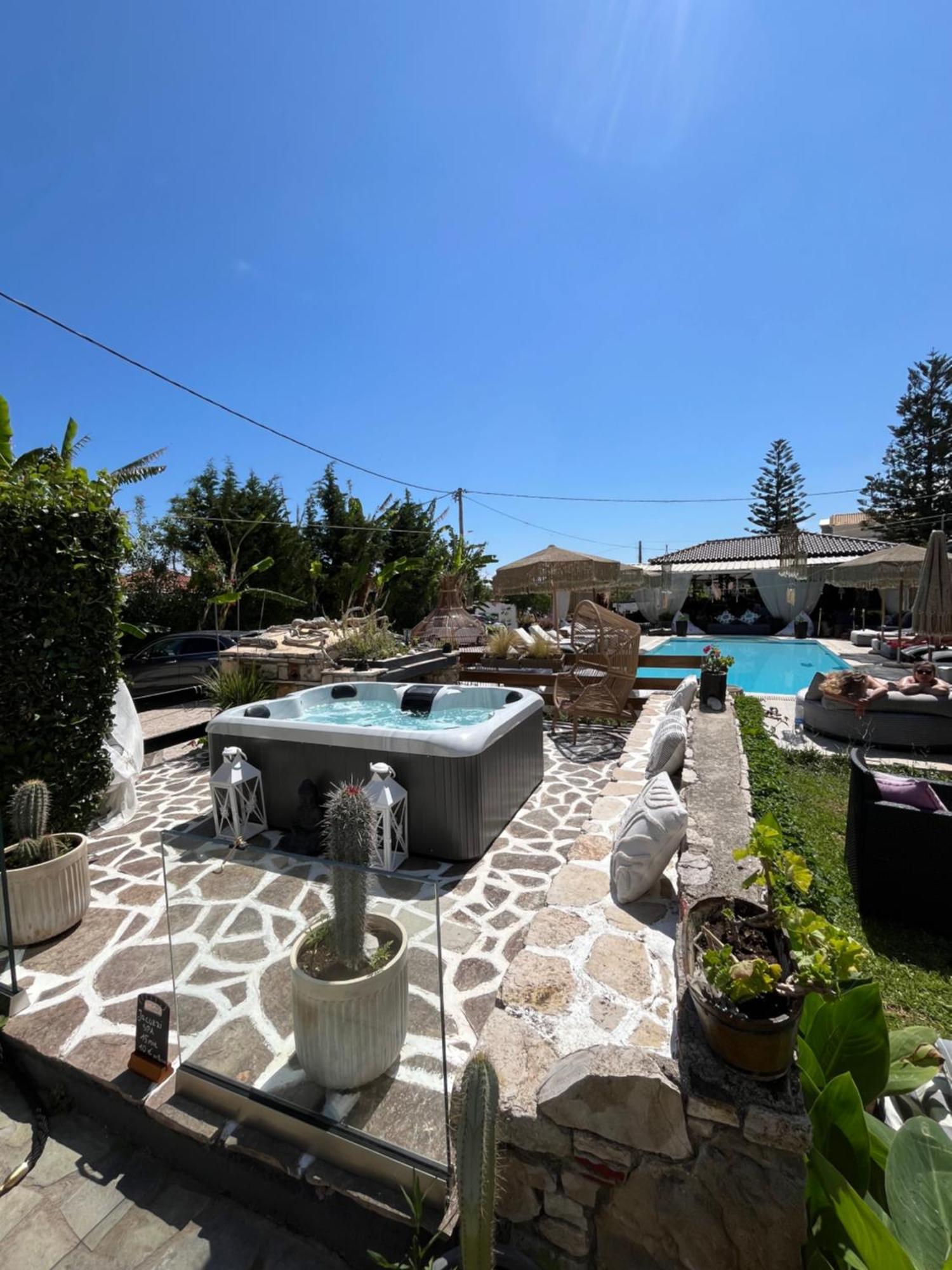 Villa Corali Apartments Sea Breath & Pool أمودي المظهر الخارجي الصورة